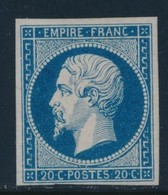 * N°14Aa - 20c Bleu Foncé - Signé - TB - 1853-1860 Napoleon III