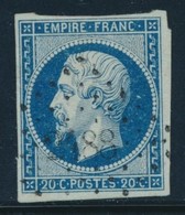 O N°14Ad - Bleu S/vert - TB - 1853-1860 Napoleon III