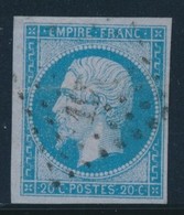 O N°14Ae - Bleu S/lilas - Pli - Asp. TB - 1853-1860 Napoleon III