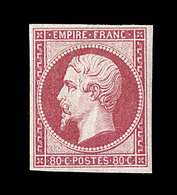 ** N°17B - 50c Rose - Signé Brun - TB - 1853-1860 Napoleon III