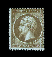 * N°19b - Mordoré - TB - 1862 Napoléon III