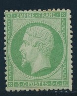 * N°20 - 5c Vert - B/TB - 1862 Napoleon III