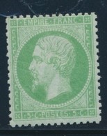 * N°20 - 5c Vert - TB - 1862 Napoleon III