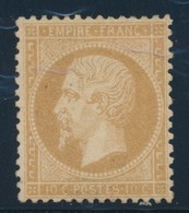* N°21 - 10c Bistre - Fraîcheur Postale - Signé Brun - TB - 1862 Napoleon III
