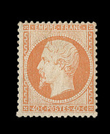 * N°23 - 40c Orange - Signé Pasquet - TB - 1862 Napoléon III