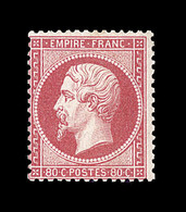 ** N°24 - 80c Rose - TB - 1862 Napoleon III