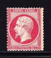 ** N°24 - 80c Rose - TB - 1862 Napoléon III