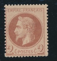 * N°26A - TB - 1863-1870 Napoleon III Gelauwerd