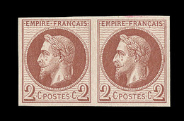 * N°26Af - Paire - Réimpression Rothschild - TB - 1863-1870 Napoléon III Lauré