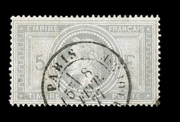 O N°33 - Obl. Càd T18 Paris - TB - 1863-1870 Napoléon III Lauré