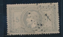 O N°33 - Obl. Étoile 1 - Légère - Signé Calves - TB - 1863-1870 Napoléon III Lauré