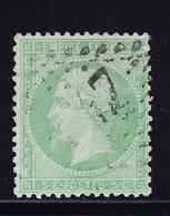 O N°35 - 5c Vert Pâle S/bleu - TB - 1863-1870 Napoléon III Lauré