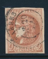 O N°40B - 2c Tirant S/marron - TB - 1870 Uitgave Van Bordeaux