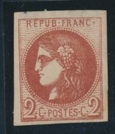 O N°40Bb - 2c Marron - TB - 1870 Emission De Bordeaux