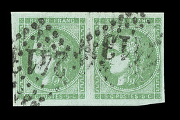 O N°42B - Paire - Obl GC 2413 - Signé Behr - TB - 1870 Emission De Bordeaux