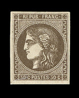 * N°47 - Brun Foncé - TB - 1870 Emission De Bordeaux