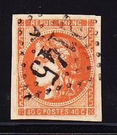 O N°48 - 40c Orange - TB - 1870 Emission De Bordeaux