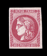 ** N°49 - 80c Rose - TB - 1870 Emission De Bordeaux