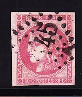 O N°49 - 80c Rose - TB - 1870 Emission De Bordeaux