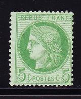 * N°53 - 5c Vert - TB - 1871-1875 Cérès