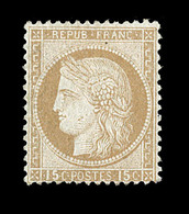 * N°55 - 15c Bistre - TB - 1871-1875 Cérès