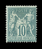 * N°65 - 10c Vert - TB - 1876-1878 Sage (Type I)