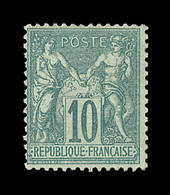 * N°65 - 10c Vert - TB - 1876-1878 Sage (Type I)