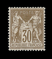 * N°69 - 30c Brun - Centré - Signé Calves - TB - 1876-1878 Sage (Type I)