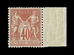 ** N°70 - 40c Rouge Orange - TB - 1876-1878 Sage (Type I)