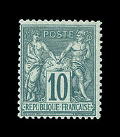 ** N°76 - 10c Vert - TB - 1876-1878 Sage (Type I)