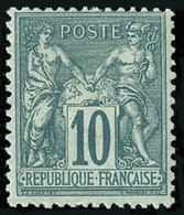 * N°76 - 10c Vert - TB - 1876-1878 Sage (Type I)