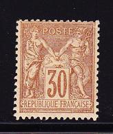 ** N°80 - 30c Brun Jaune - TB - 1876-1878 Sage (Type I)