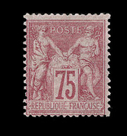 (**) N°81 - 75c Rose - TB - 1876-1878 Sage (Type I)