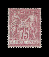 * N°81 - 75c Rose - Bon Centrage - Signé A. Brun - TB - 1876-1878 Sage (Type I)