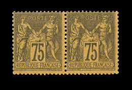 ** N°99 - Paire - TB - 1876-1878 Sage (Type I)