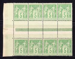 ** N°106a - Bde De 4 - BDF - TB - 1876-1878 Sage (Type I)