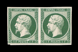 (*) N°18 - Paire - En Vert Foncé - Recto-verso - Léger Déft - Neufs