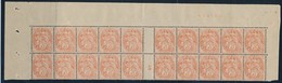 ** N°109 - Haut De Feuille - 20 Ex - Mill. 5 - Essai De N° - TB - 1900-29 Blanc