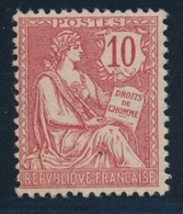 ** N°124 - 10c Rose - TB Centrage - TB - 1900-02 Mouchon