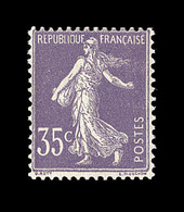 ** N°136 - 35c Violet - TB - 1906-38 Semeuse Camée