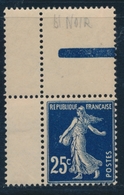 ** N°140b - CDF - Bleu Noir - TB - 1906-38 Semeuse Camée