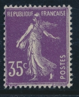 ** N°142b - 35c Violet - Type II (1926) - Signé Calves - TB - 1906-38 Semeuse Camée