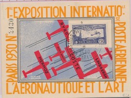 CP N°6c - EIPA 30 - Obl. Grd Cachet Expo PARIS 14/11/1930 - S/carte De L'Expo - Signé Calves -  TB - 1927-1959 Neufs