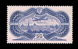 ** N°15 - 50F Burelé - Certif. Calves - TB - 1927-1959 Neufs