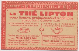 ** N°199 C29 - FALIERES, SHYB X2, GREY POUPON - Couv. THE LIPTON, ECOLE - TB - Autres & Non Classés