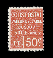 * N°56 - 50c Rouge - TB - Neufs