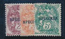 ** N°108/09 CI3, 111 CI1 - SPECIMEN - Le N°109 * - TB - Cours D'Instruction