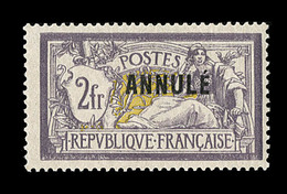 * N°122 CI1 - 2F Violet Et Jaune - Surch. Annulé - TB - Cursussen