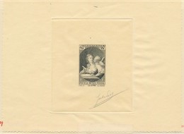 (*) N°446 - Pour Le Musée Postal - Epreuve En Noir - TB - Artistenproeven