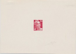 (*) N°712 - 1F50 Rose Carminé - Signé Cortot - TB - Epreuves D'artistes